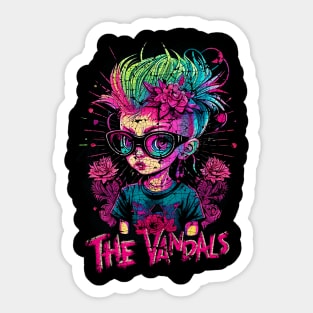 Punk Girl - The Vandals Vintage Sticker